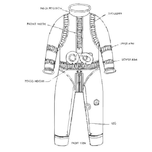 NASA flight suit